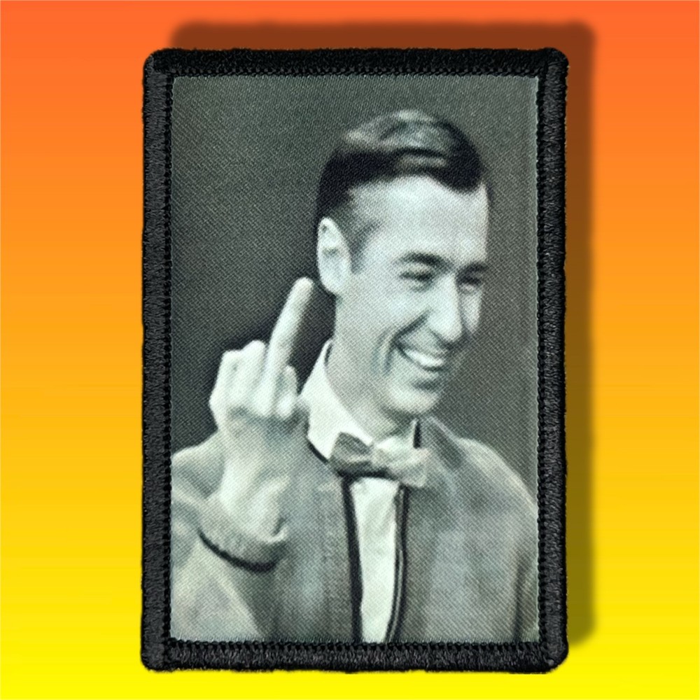 Mr. Rogers Morale Patch / Military Badge Tactical Hook & Loop 250