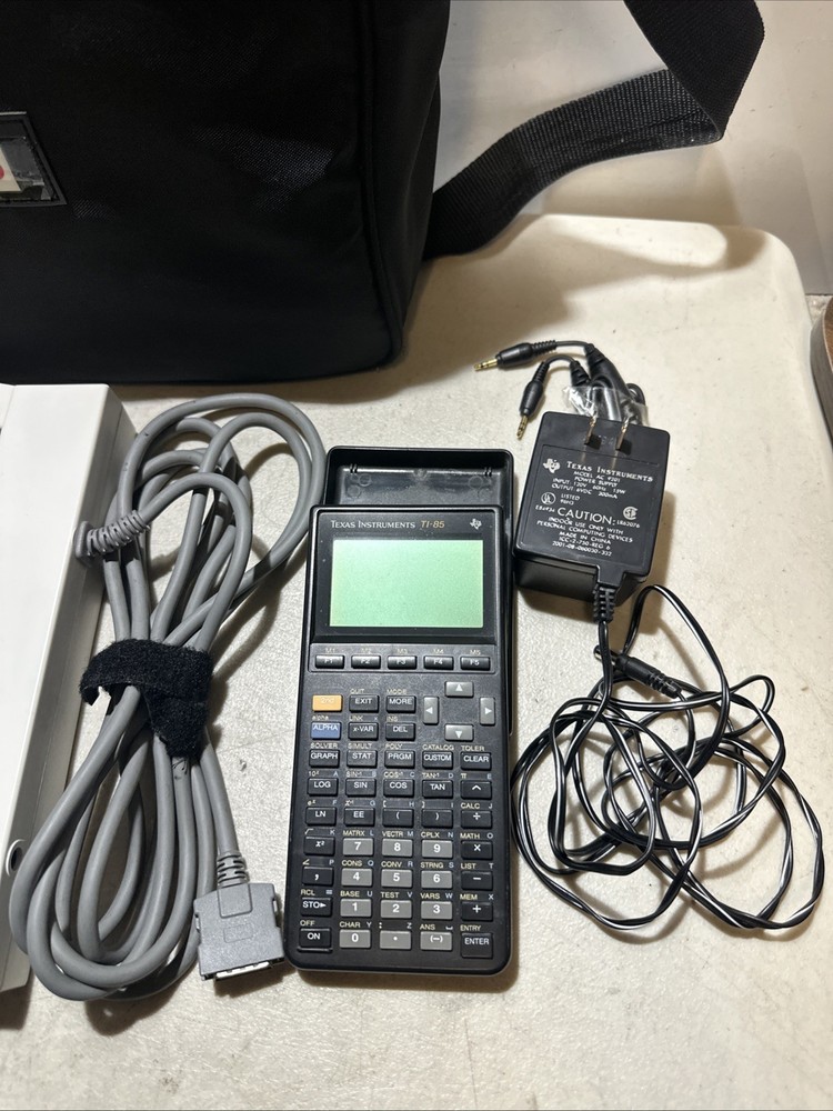 Texas Instruments TI-85 Graphing Calculator with View Screen - With Bag
