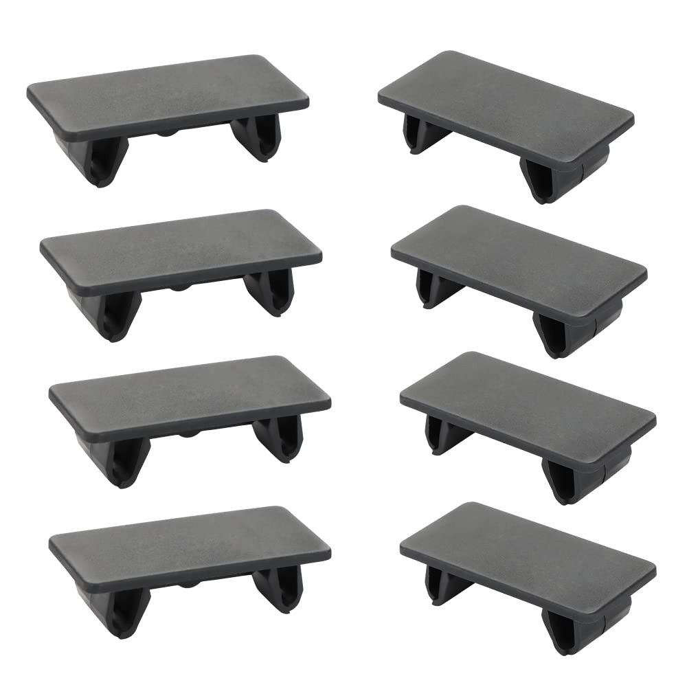 8 Pcs Rocker Switch Panel Cover ABS Rectangular Blank Snap-in...