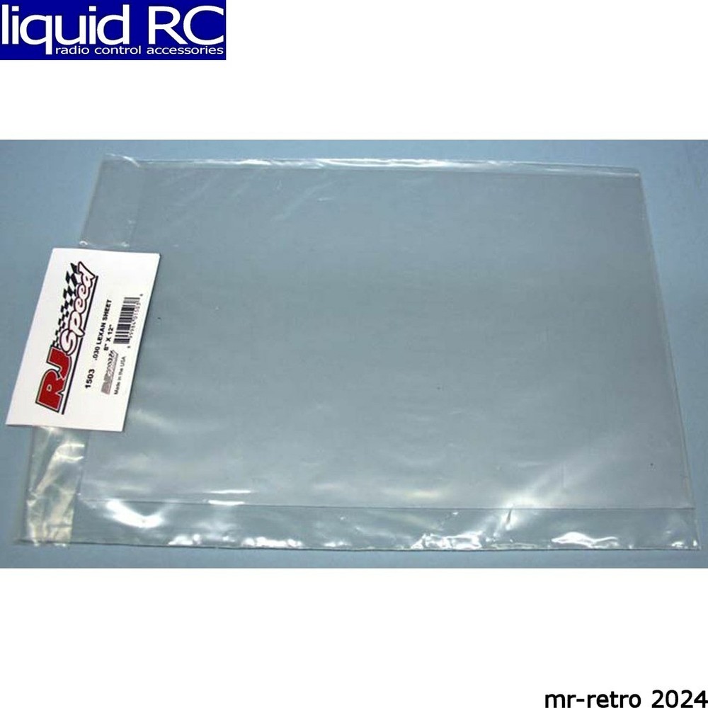RJ Speed 1502 Polycarbonate Sheet 8x12 .020