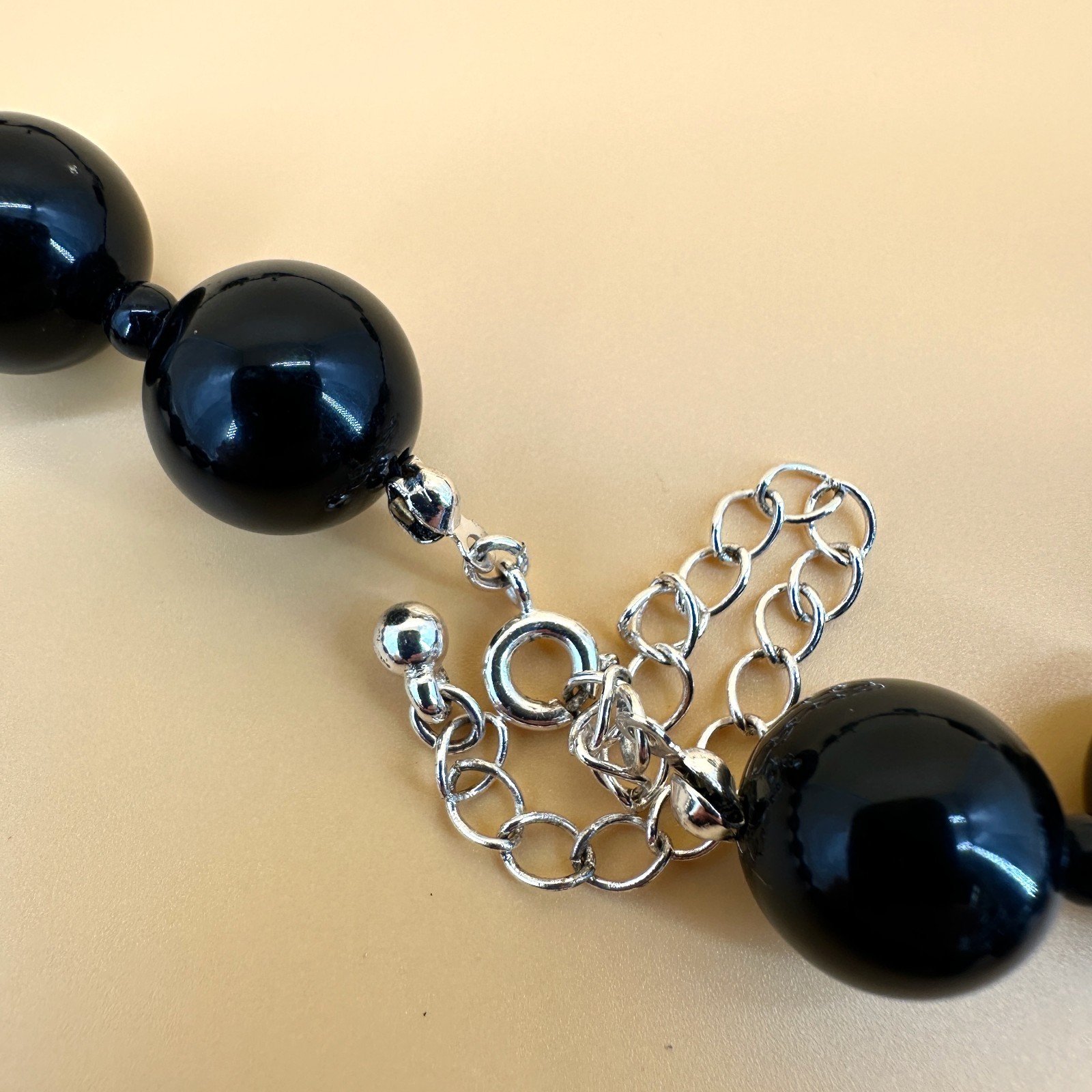 Vintage Black Acrylic Mix Jewelry Lot Earrings Necklaces Bracelets Faceted Bead