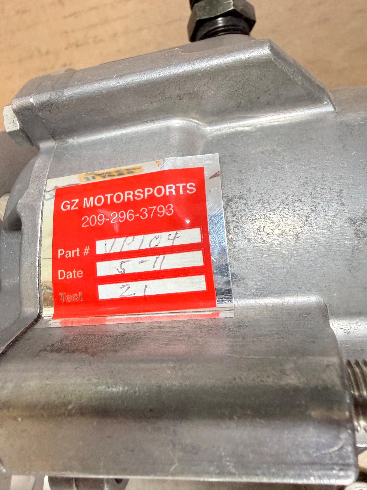 BBC CHEVY GZ MOTORSPORT VA104 RACING VACUUM PUMP STREET/STRIP