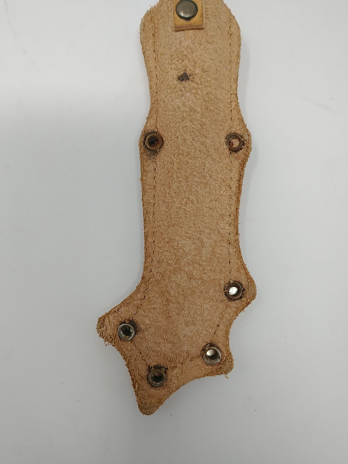 Vintage Yllas Finnish Puukko Sami Knife with Reindeer Fur Sheath