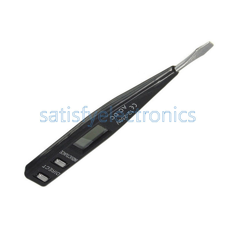 NEW LCD Digital AC/DC Voltage Detector Continuity Tester Pen 12-240V