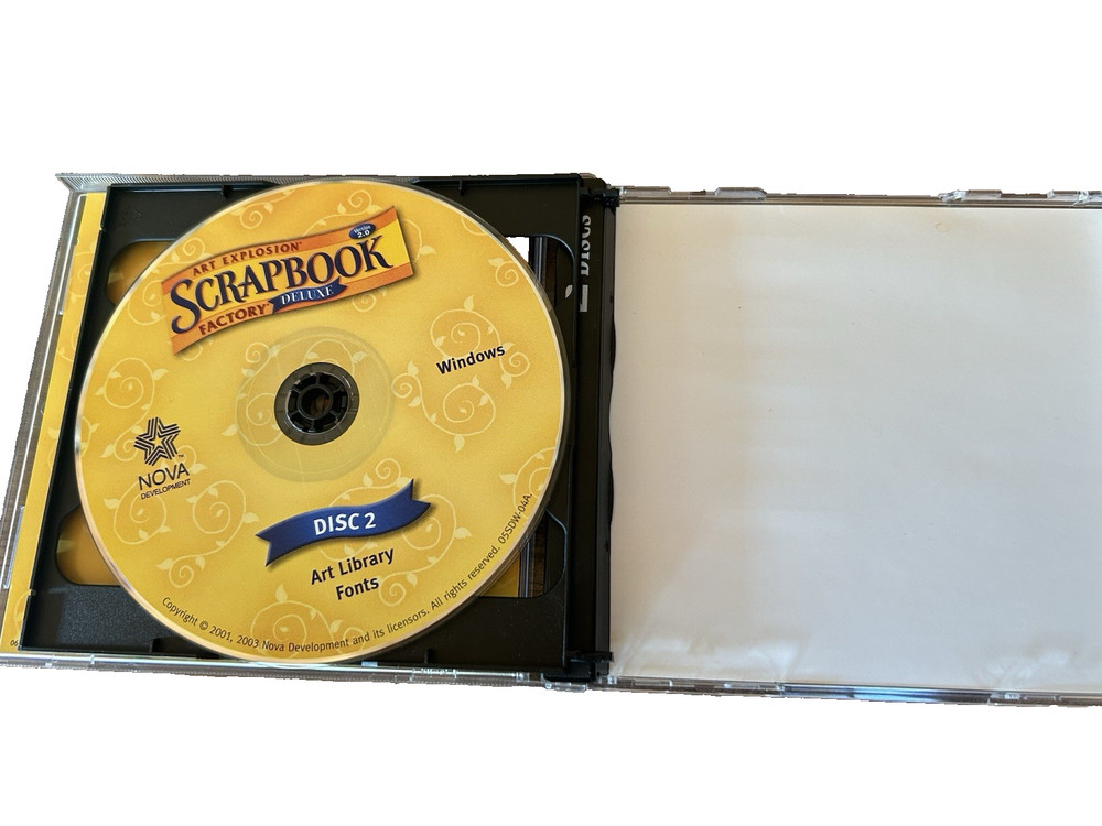 Scrapbook Factory 2.0 Deluxe (Art Explosion, PC)