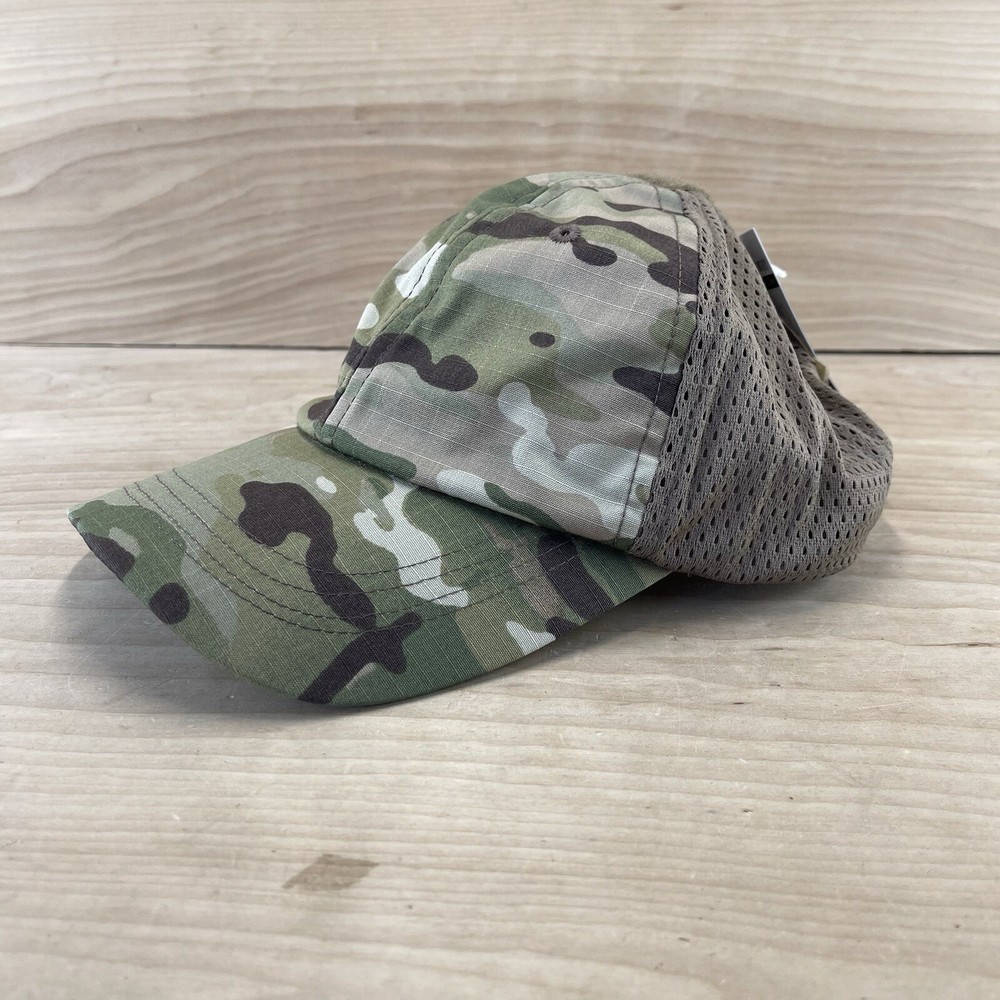 Squared Away2 Tactical Multicam Mesh Green Camo Adjustable Baseball Cap