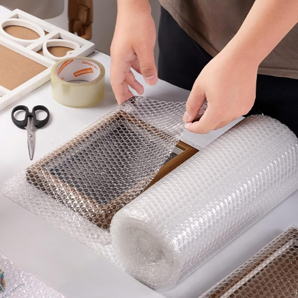 12 Inch X 72Ft - 2 Pack Total Small Thin Bubble Cushioning Wrap for Extra Protec