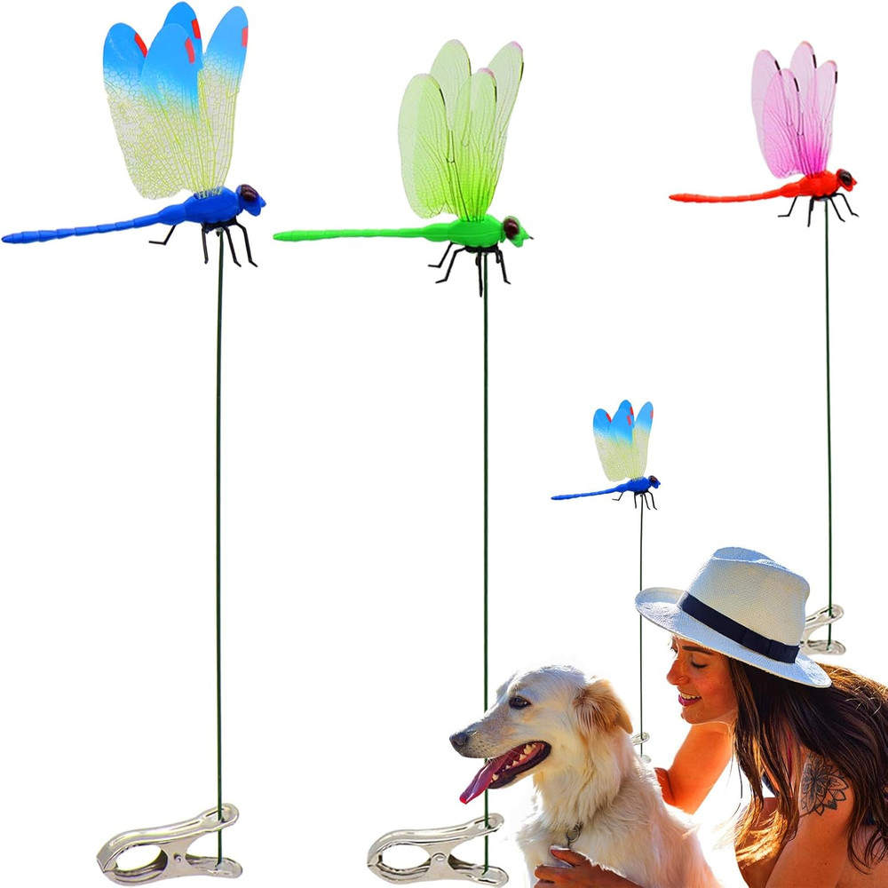 Realistic Fake Dragonfly Clip - Insect Decoration Accessory