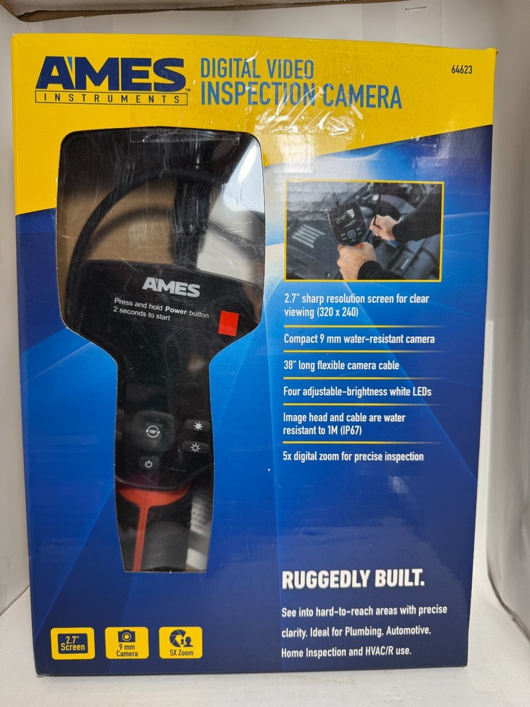 Ames Digital Video Inspection Camera 2.7" Sharp Resolution (no attachments)