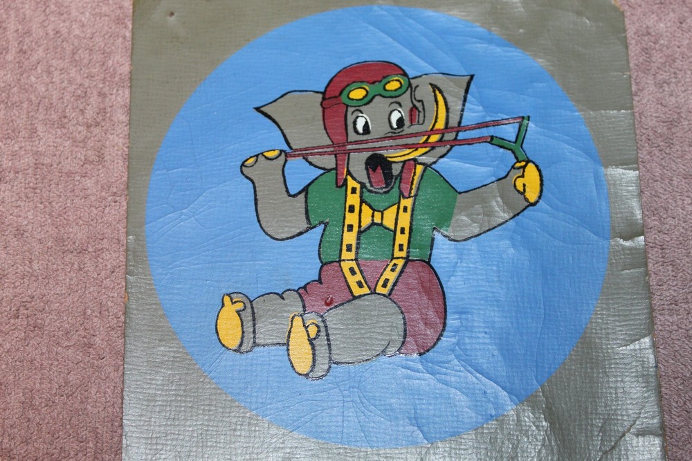 Original WW2 U.S. Army Air Forces Hand Painted "43-Troop Carrier" Unit Insignia