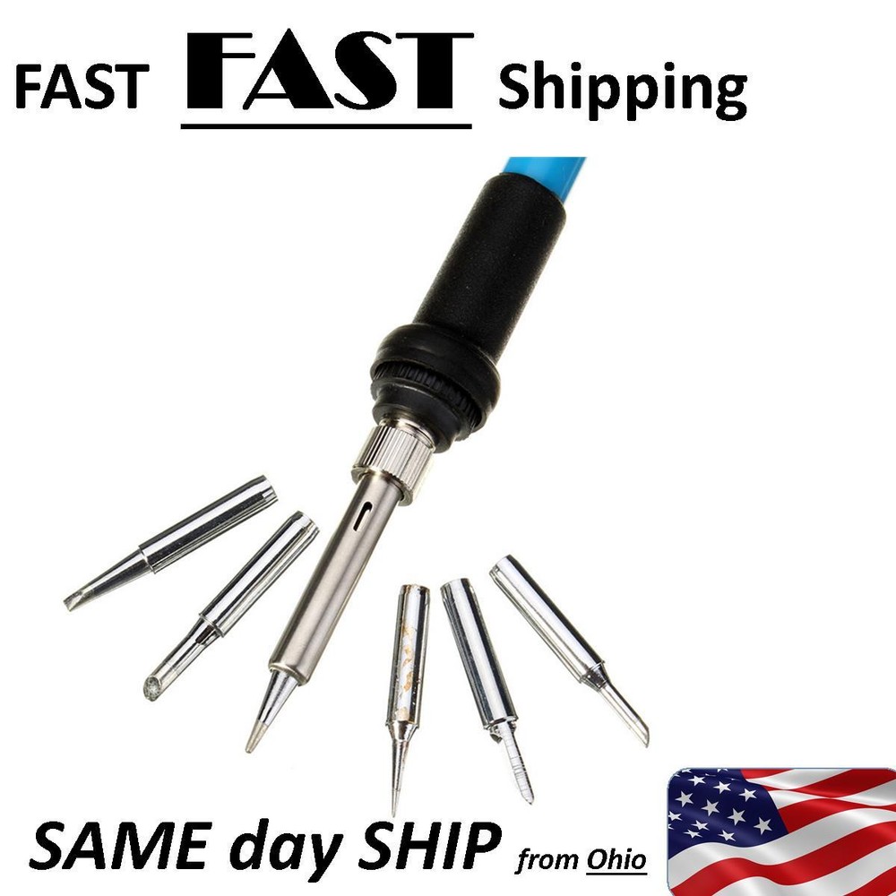 Soldering Iron with 5 tips