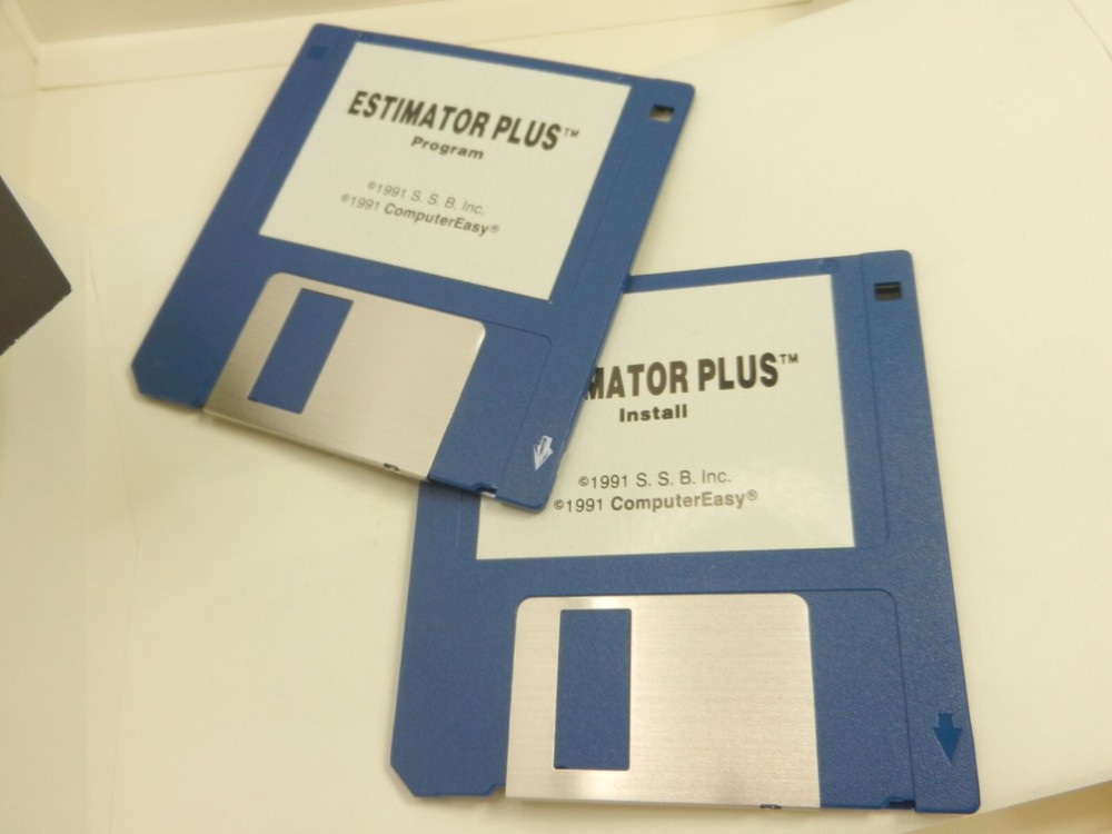 Estimator Plus IBM PC ComputerEasy Estimating Bidding Quoting System Software