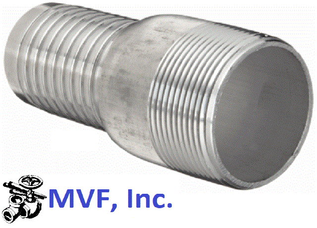 3" NPT Aluminum Hose Barb KC King Combination Nipple for 3" ID Hose SF300A