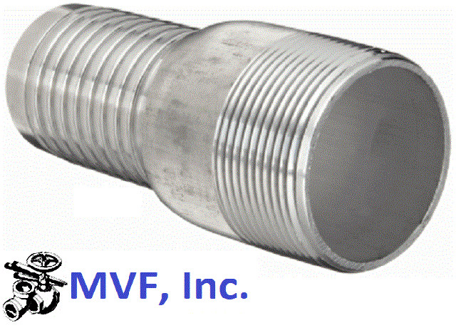 3" NPT Aluminum Hose Barb KC King Combination Nipple for 3" ID Hose SF300A