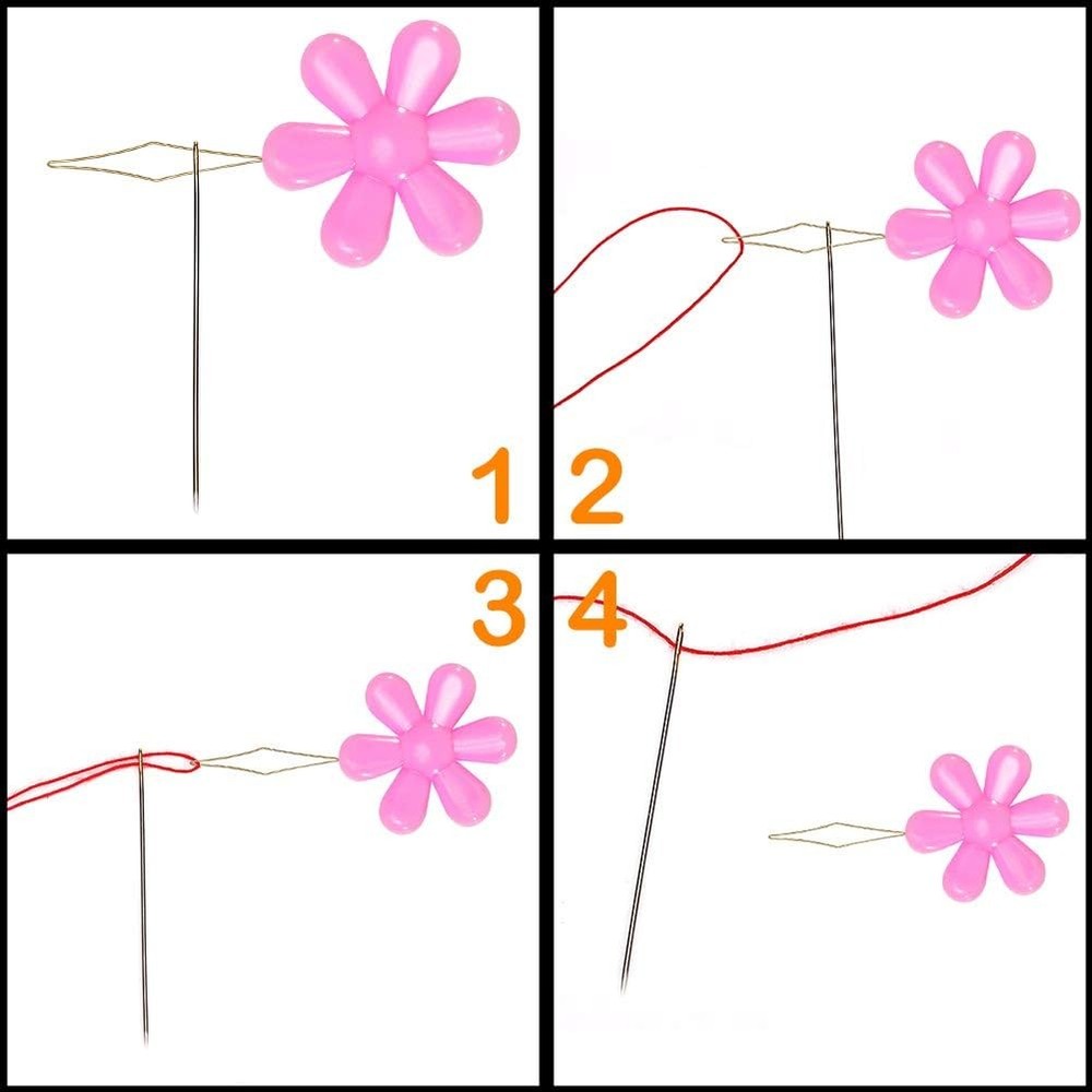 Punch needle embroidery kit with tools
