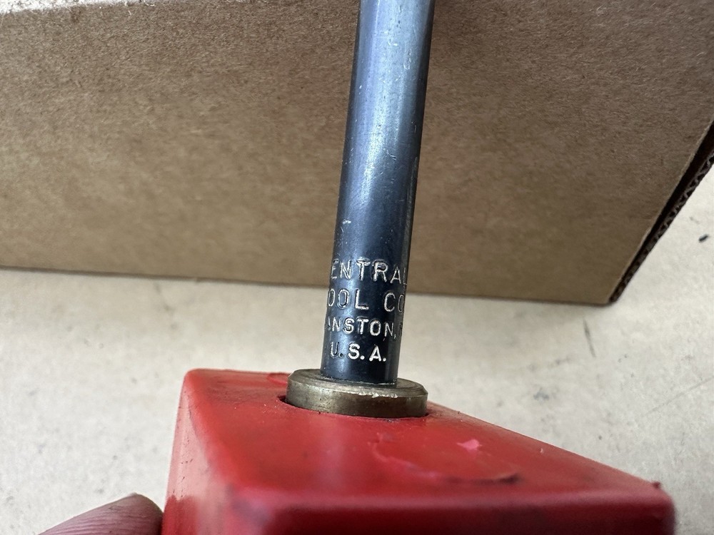 Central Tools Mag Base No. 6415 USA - Magnetic Indicator Holder Base Post Only