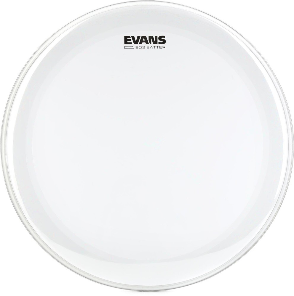 Evans EQ3 Clear Bass Drumhead - 20 inches