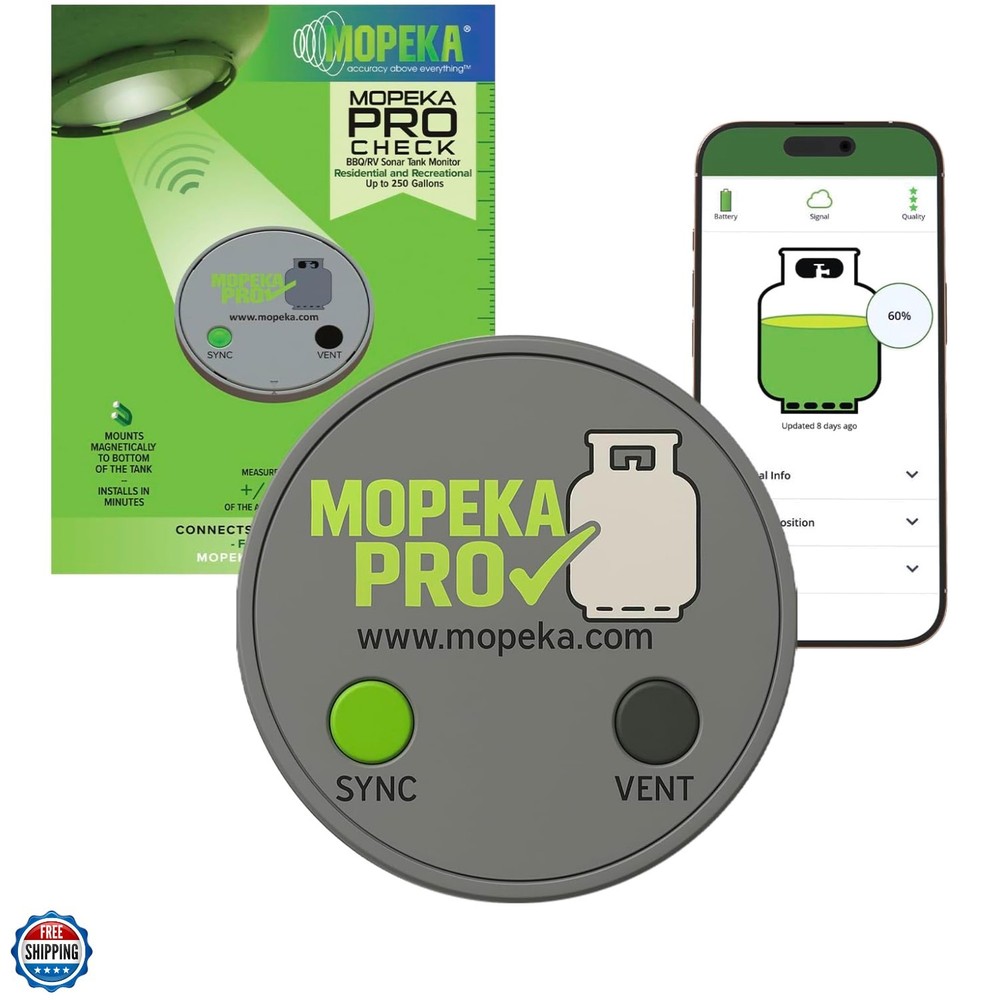 Pro Check Sensor - Wireless Propane Tank Magnetic Sensor Level Indicator - Pr...