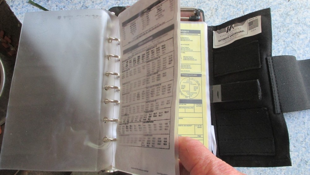 Aviation Airplane Pilot's Kneeboard Log by Ultimate Kneeboard