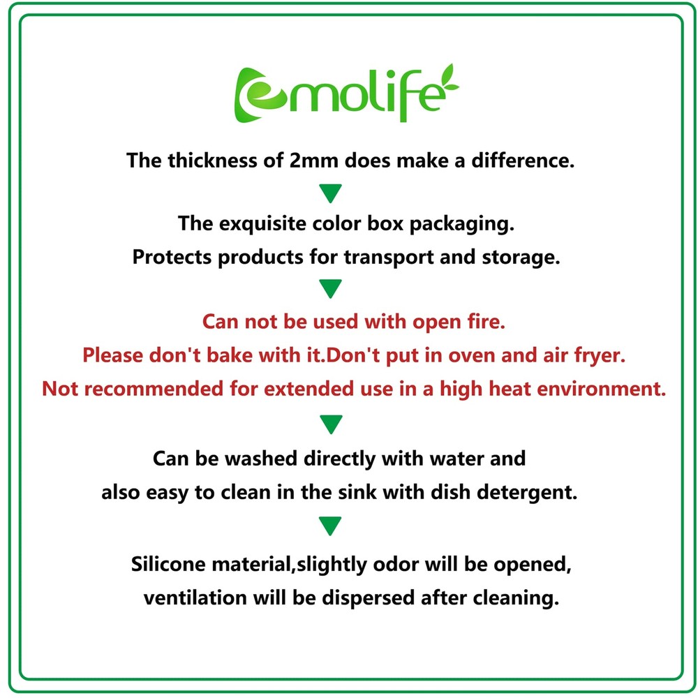 Multipurpose Silicone Counter Mat Extra Large Silicone Mat for Kitchen Applia...