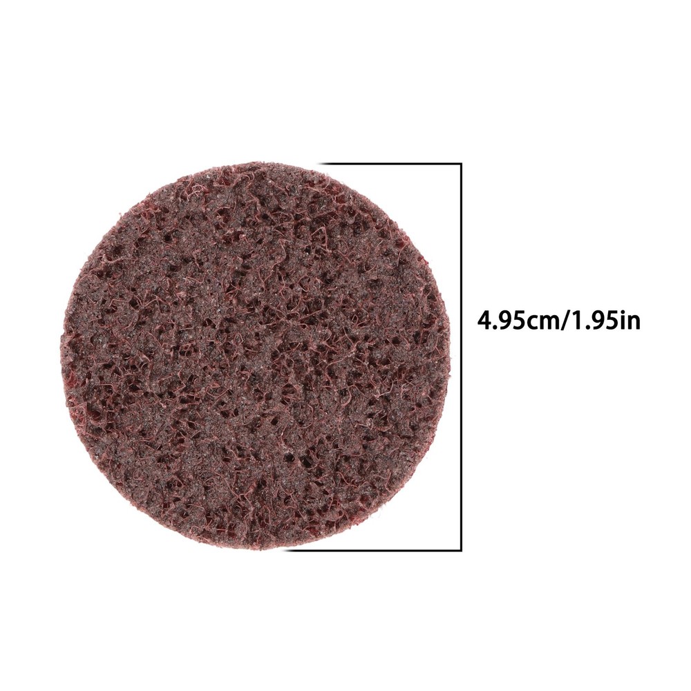 25 Pcs 2 Inch Medium Prep Pad Discs Surface Conditioning Quick Change Discs