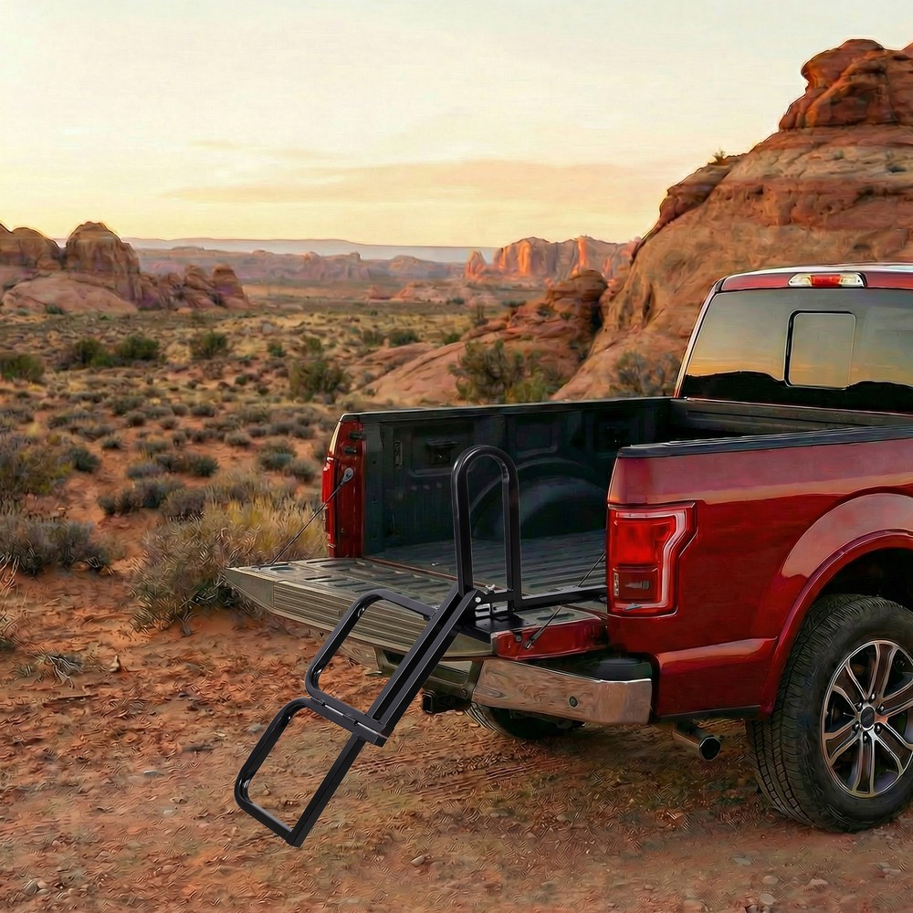 300lb Universal Foldable Tailgate Mounting Step for Truck