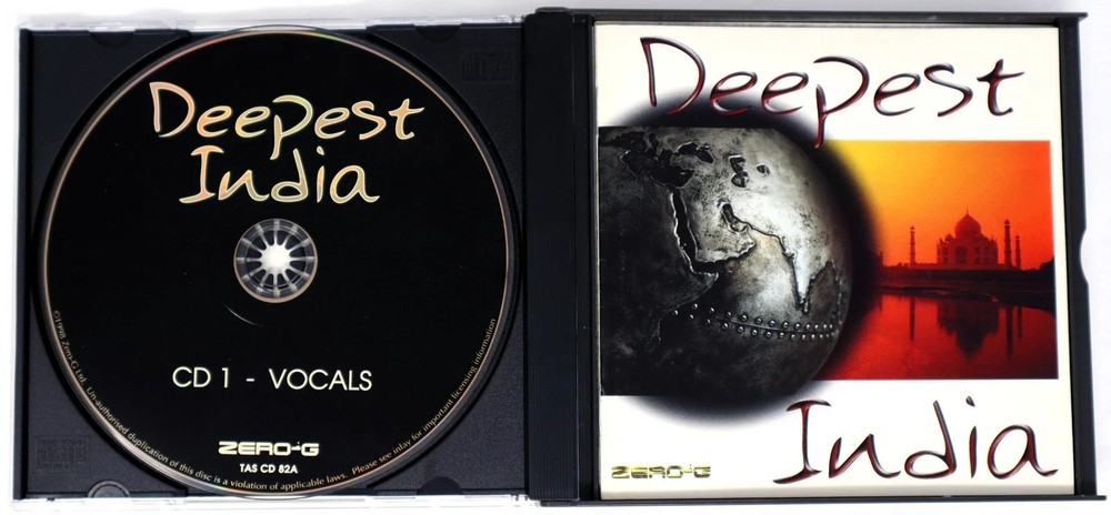 Zero-G Deepest India Sample Library/Sound Library/Sampling Triple CD 1990s