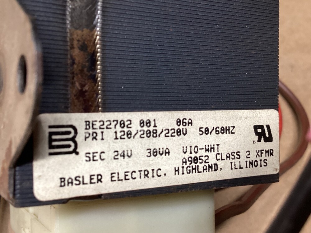 Basler Electric BE22702 06A TRANSFORMER #128F71PR6*CO