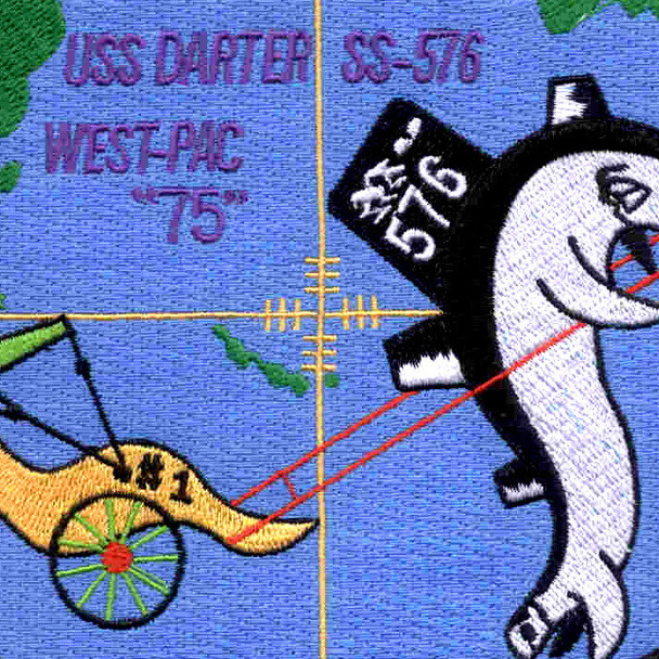 SS-576 USS Darter Patch - D Version
