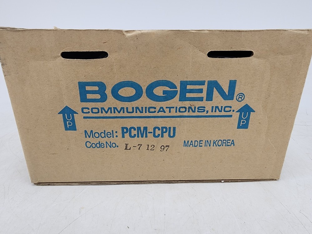 Bogen PCM-2000 Zone Paging System Modules ZPM CPU Box AS IS
