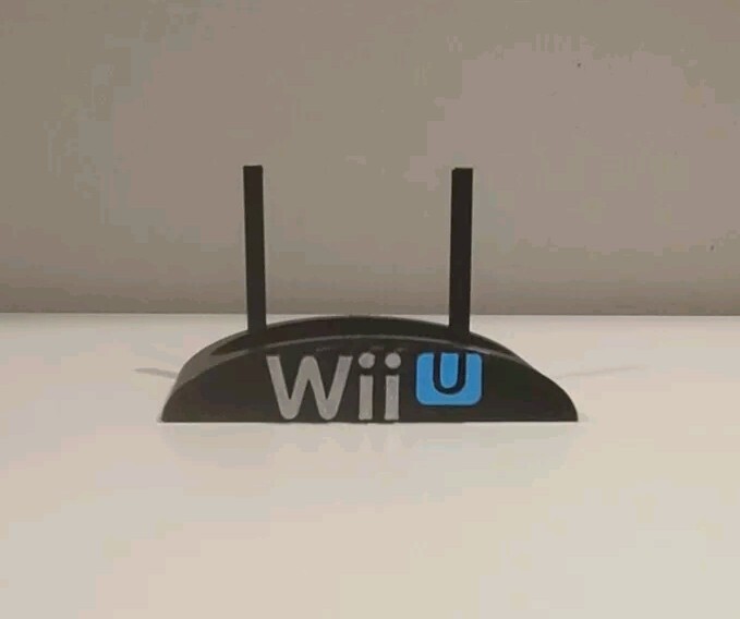 Wii U Gamepad Stand 3d Printed Art