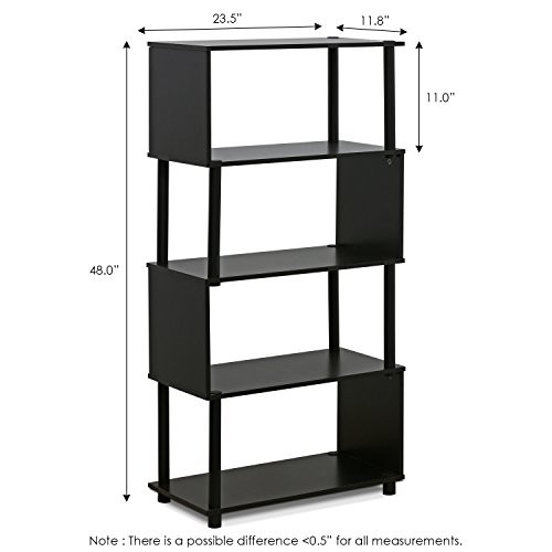 Flexi Rack 5-Tier Espresso