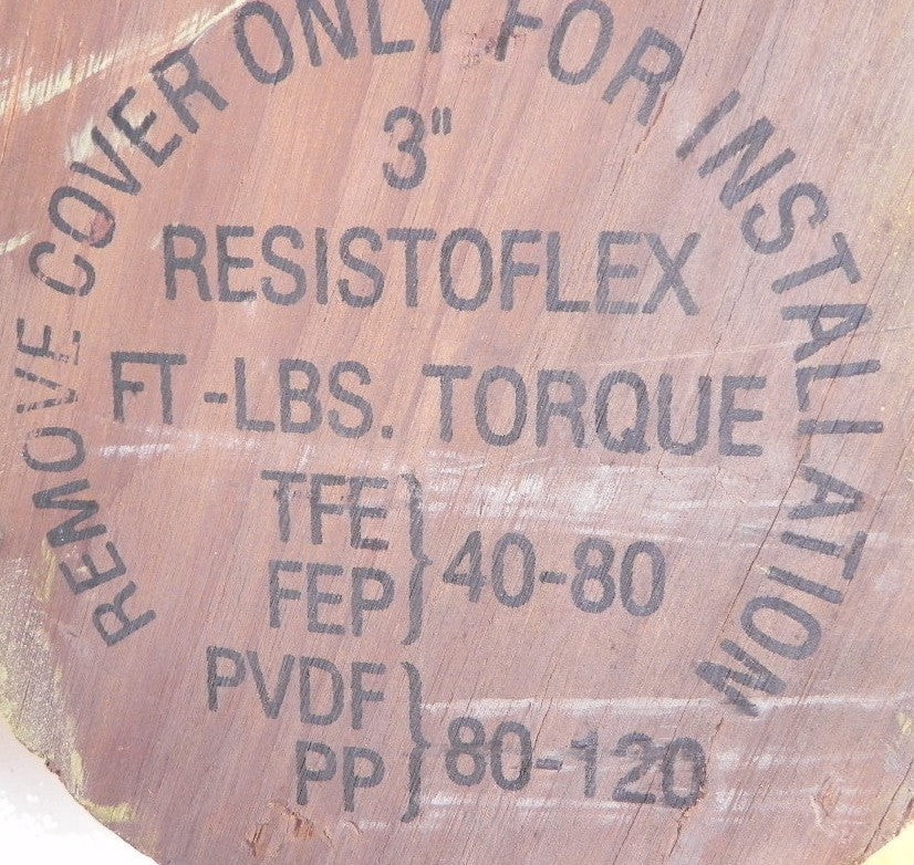 Resistoflex 90 Deg. TFE Lined Elbow 3"