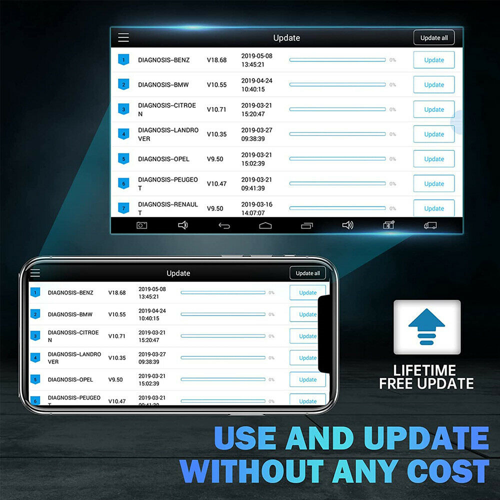 XTOOL A30M Bidirectional Scan Tool OBD2 Diagnostic Scanner Auto Code Reader TPMS