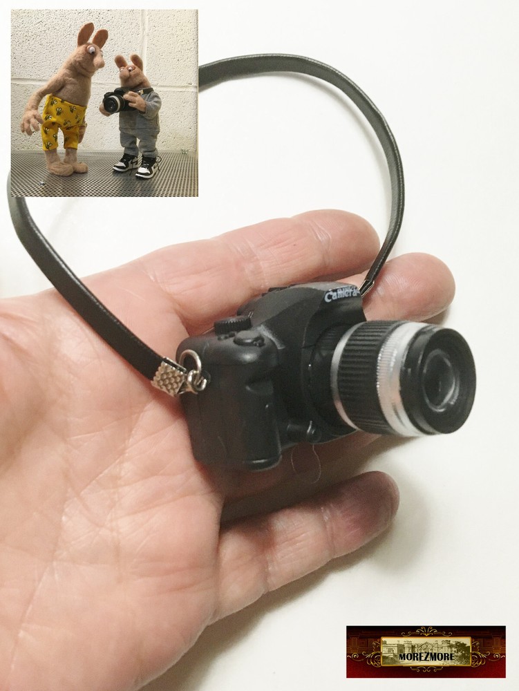 M00837 MOREZMORE Miniature Camera Puppet Prop or Doll Accessory Toy