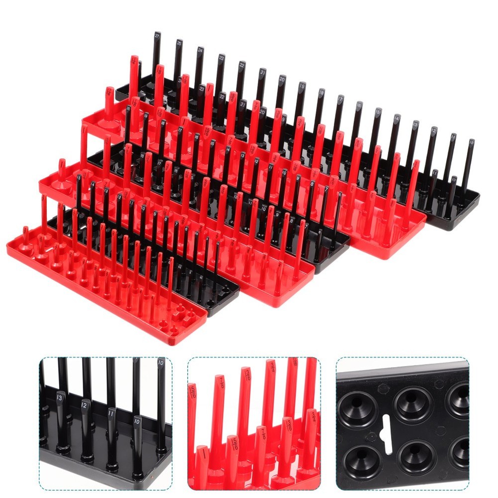 6 Pcs Socket Organizer Set Storage Tray Sockets Holders Organizers