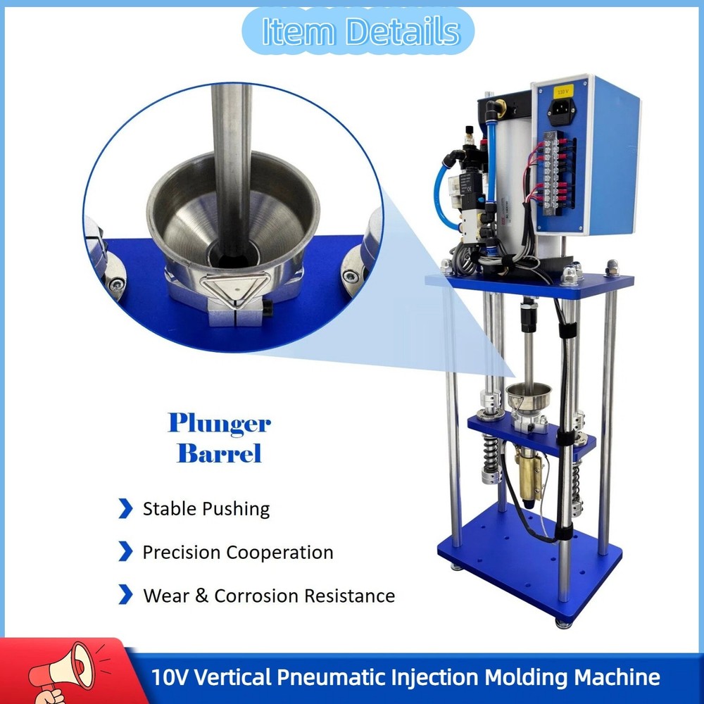 110V Pneumatic Injection Molding Machine Lab Prototype Plastic Injection