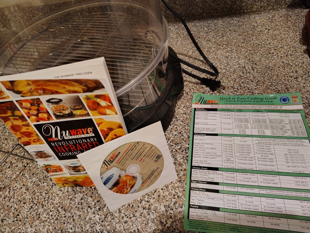 NuWave Pro Infrared Oven with Digital Controls, Cooking Guide & Extender Ring