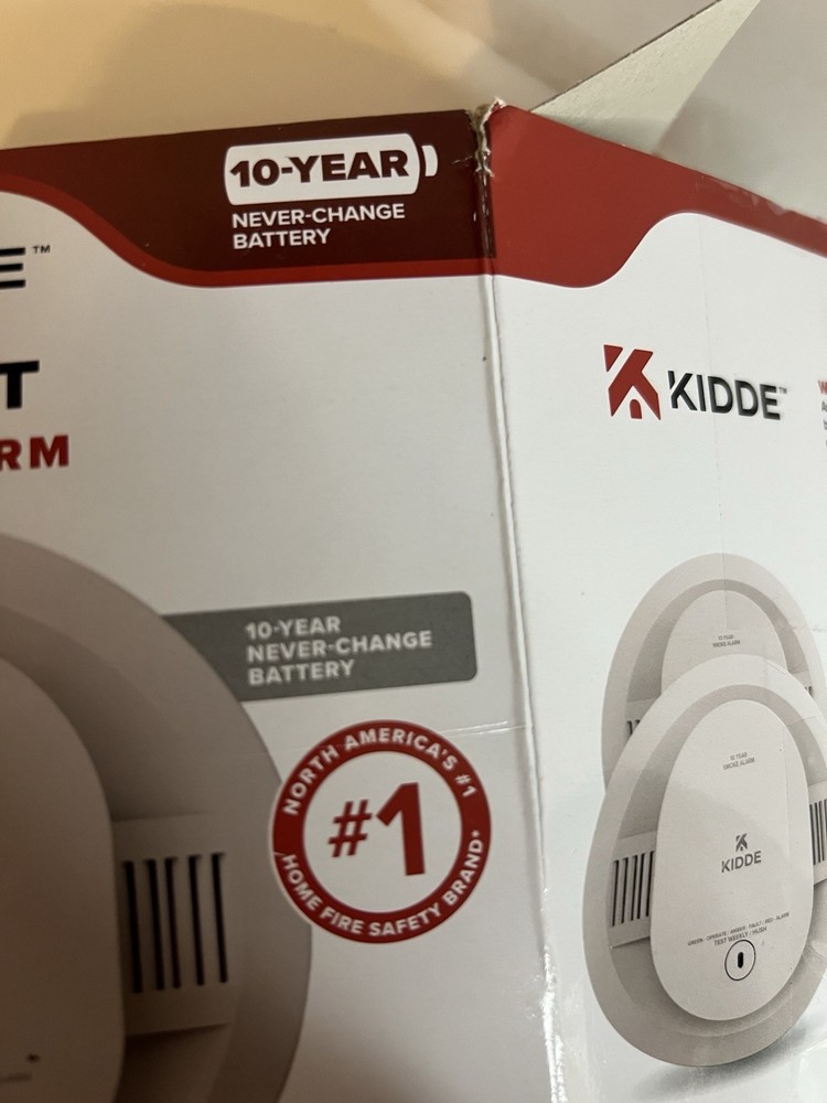 2 Pack Kidde Smoke Fire Alarms Model 20SD10 DETECT 10-Year Battery