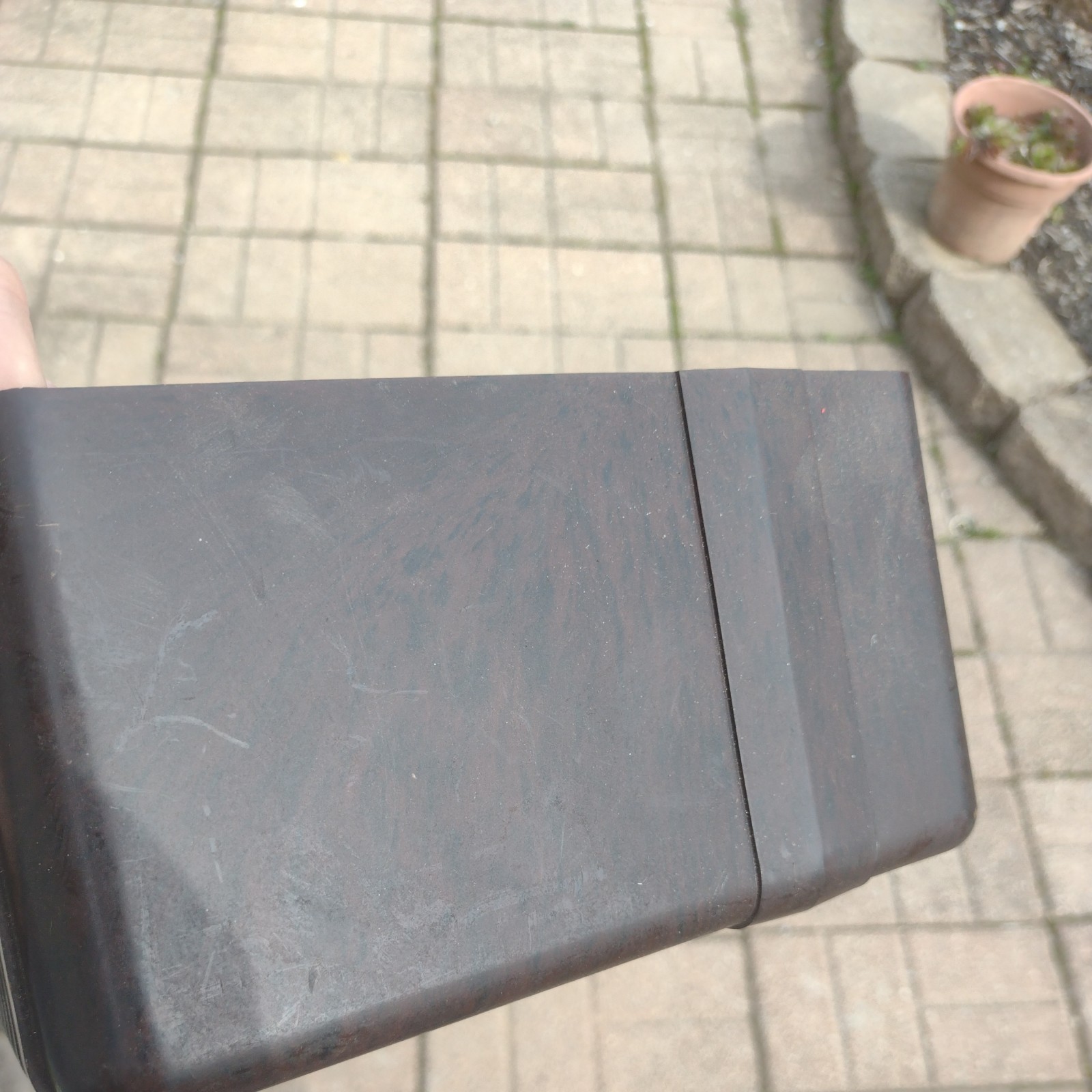 Antique 1930s Detrola Pee Wee Tube Radio Case.