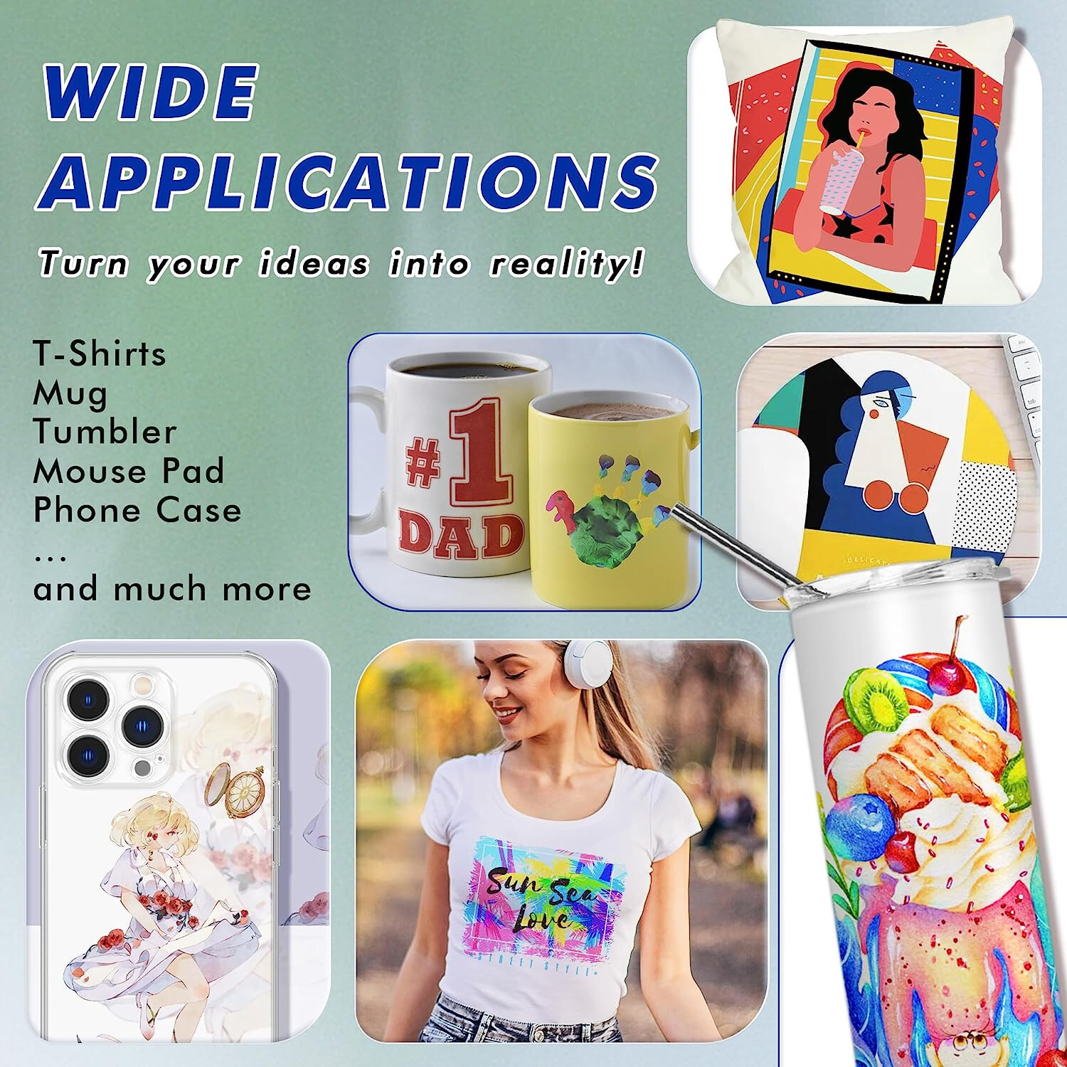 A-SUB Sublimation Starter Kit - A-SUB Sublimation Paper and Sublimation Ink