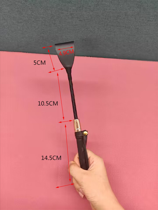 Short Riding Crop PU Leather Whip Flirt Flogger Slave BDSM Couple Games Roleplay
