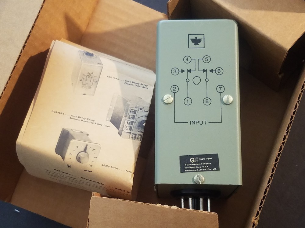 NEW IN BOX GW Eagle Signal CG330A6 Time Delay Relay