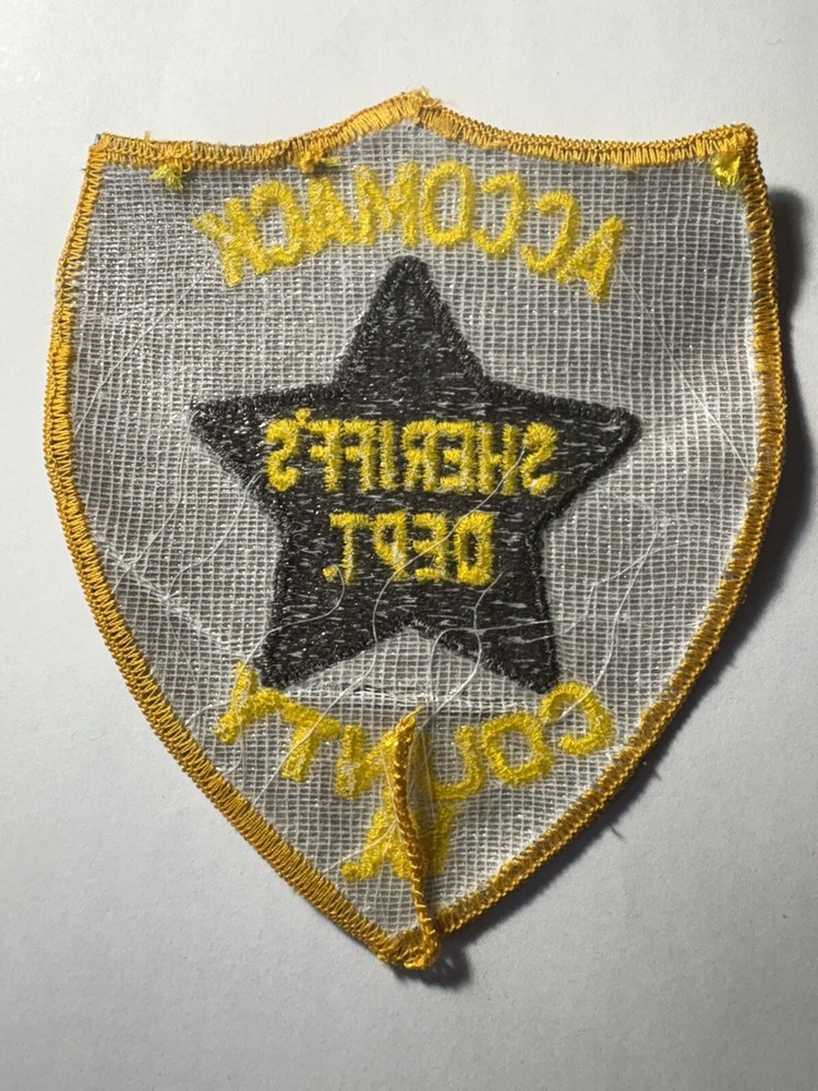 Accomack County Virginia Sheriff Patch