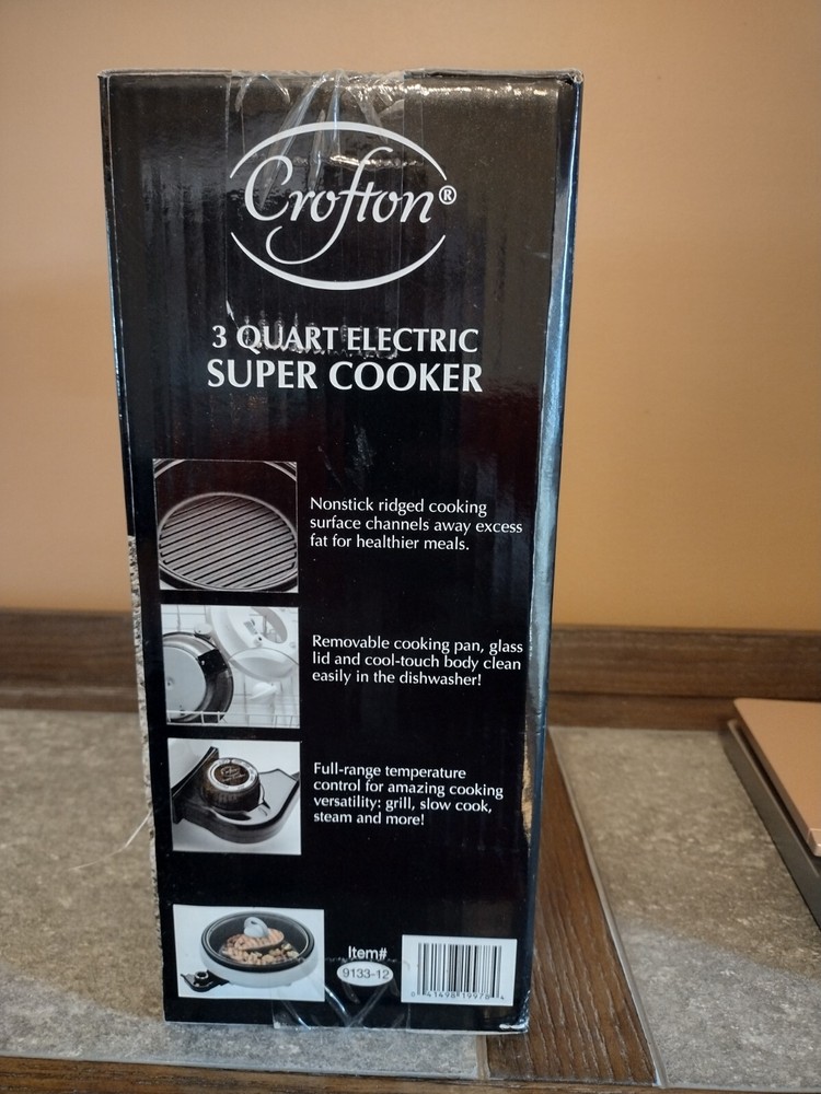 Crofton 3 Quart Electric Super Cooker