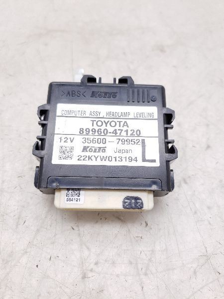 2012 TOYOTA PRIUS HEADLAMP LEVELING CONTROL MODULE ECM ASSEMBLY