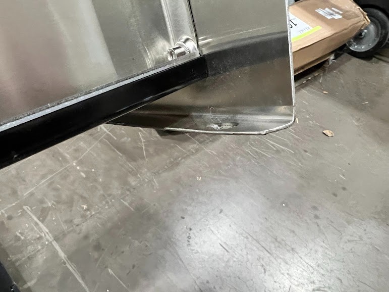 Regency Spec Line 60" Stainless Steel Double Tier Speed Rail - Missing Hardware