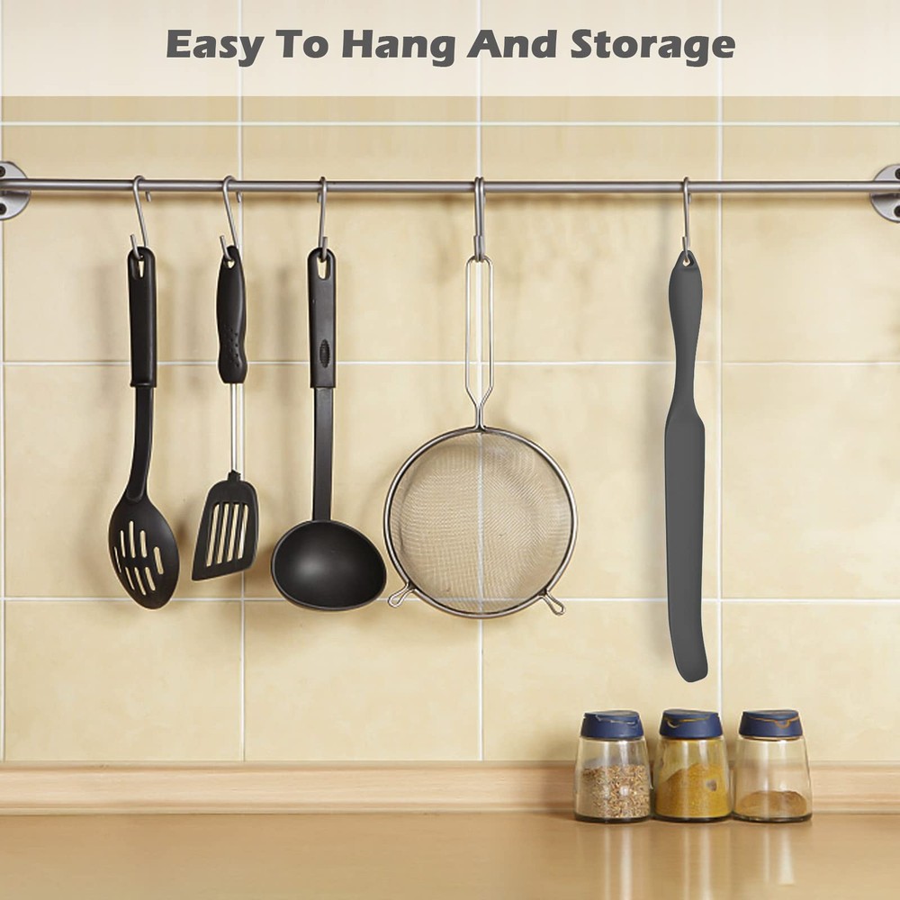 Silicone Blender Spatula, Slim Blade Scraper Accessory Designed for Vitamix