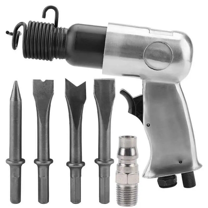 Industrial Pneumatic Hammer Chisel Tool - Powerful Straight Handle Shovel For