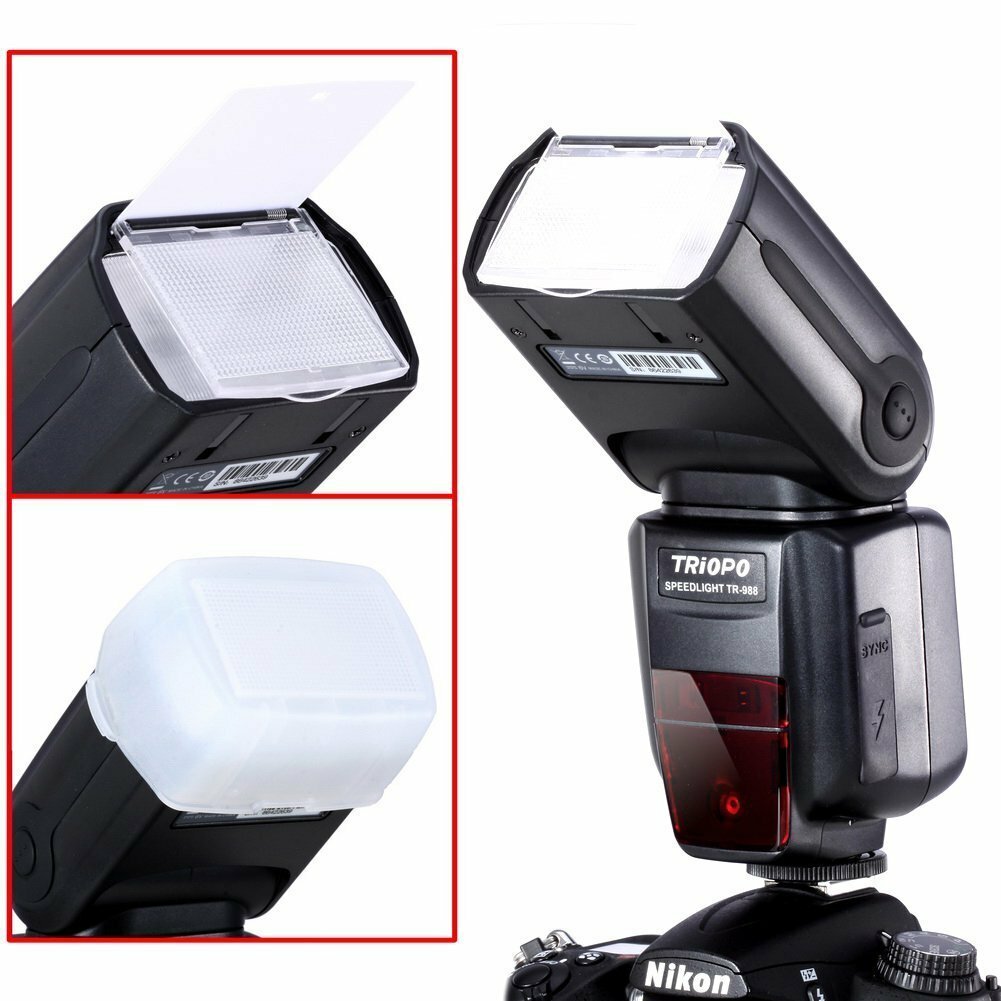 TRIOPO TR-988 E-TTL & I-TTL AF Speedlite TTL Flash for Canon or Nikon, USA